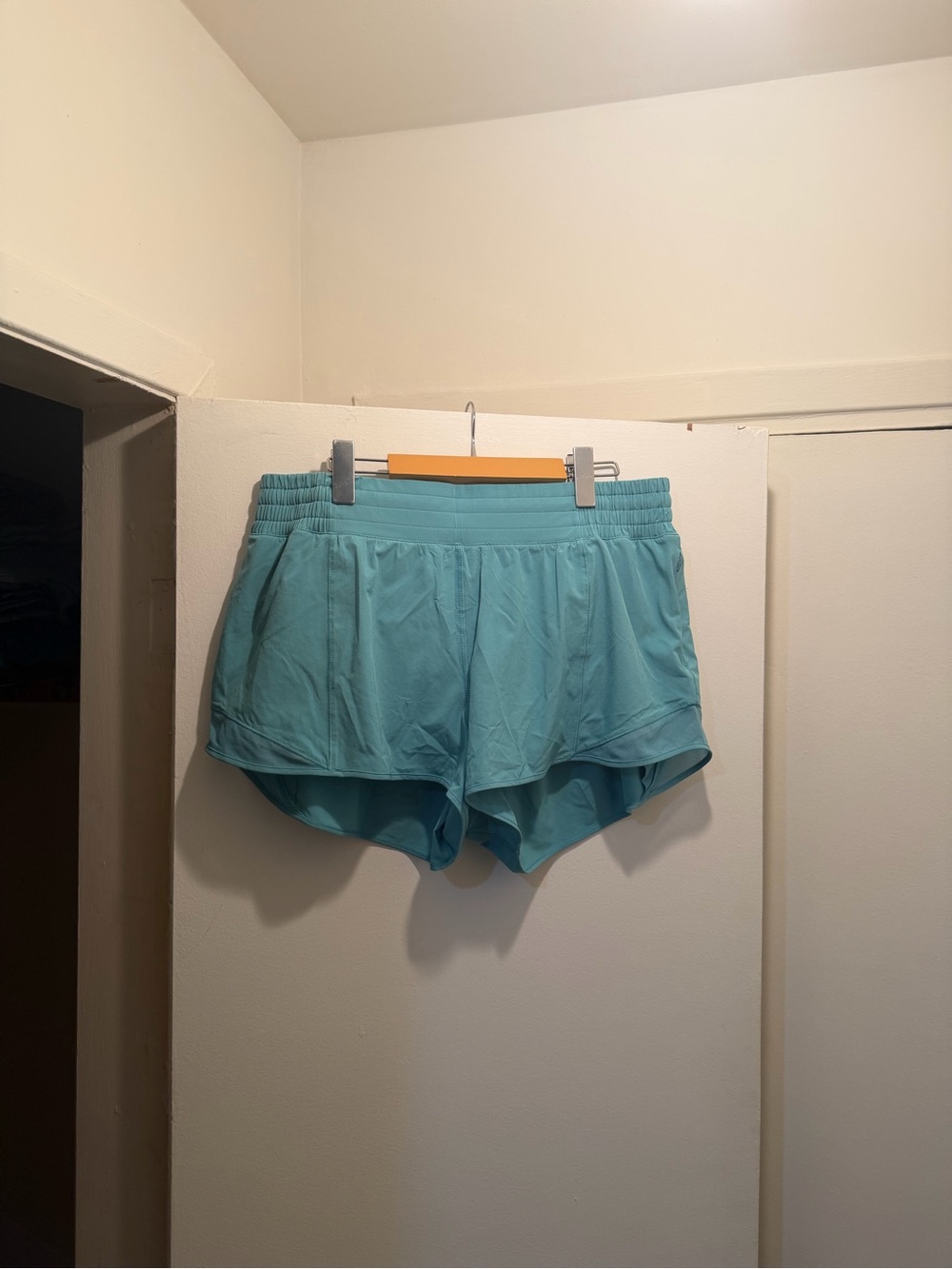 lululemon athletica Aqua Blue Athletic Shorts
